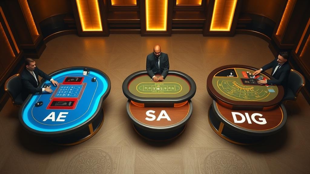 บาคาร่า: คู่มือเลือกห้อง AE SA DG ฉบับง่าย ทำนายผลด้วยเทคนิคเดินเงิน