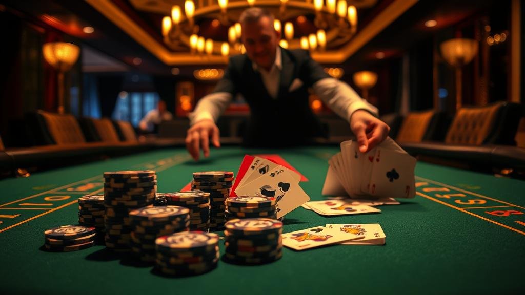 ตัวอย่างเค้าไพ่บาคาร่า: ปิงปองและมังกร