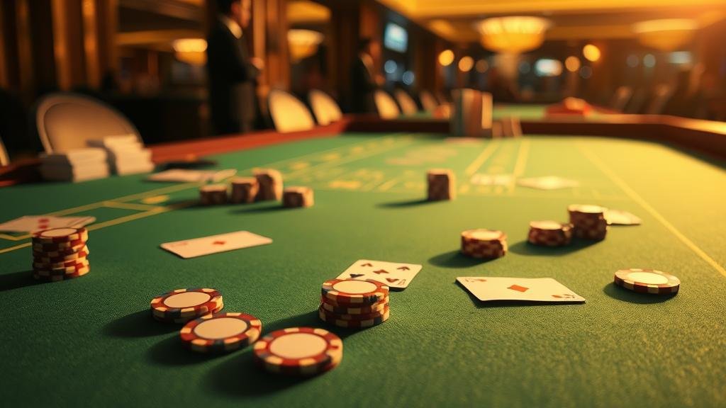 นักเดิมพันบาคาร่าใช้แท็บเล็ตวิเคราะห์สถิติ