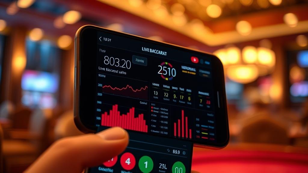 สถิติบาคาร่าบนหน้าจอมือถือ