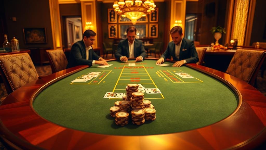 สถิติและเค้าไพ่บาคาร่าบนหน้าจอ