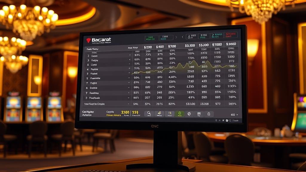หน้าจอเกมบาคาร่า TVBet พร้อมสถิติ