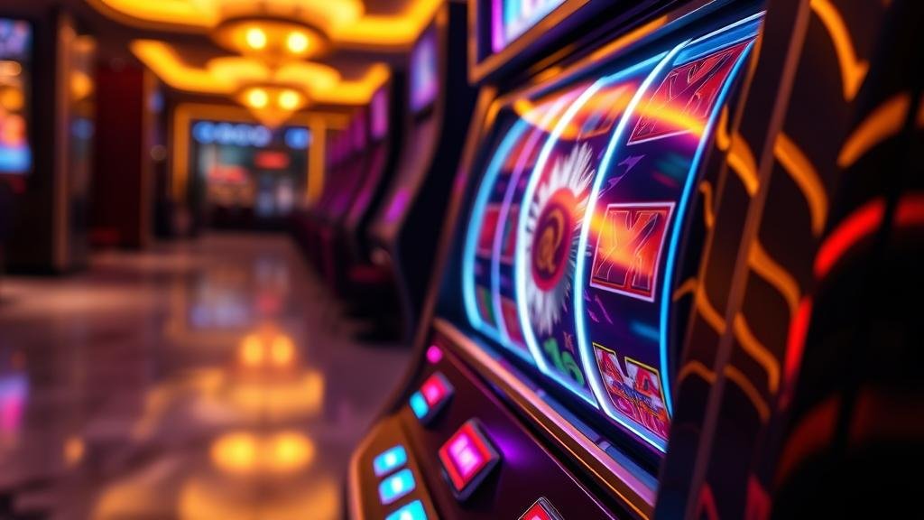 ภาพจำลองการชนะแจ็กพอตใหญ่ในสล็อต NeonValley