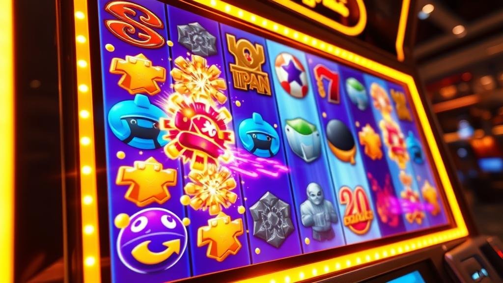 หน้าจอเกมสล็อต MultiMax แสดงตัวคูณที่เพิ่มขึ้น