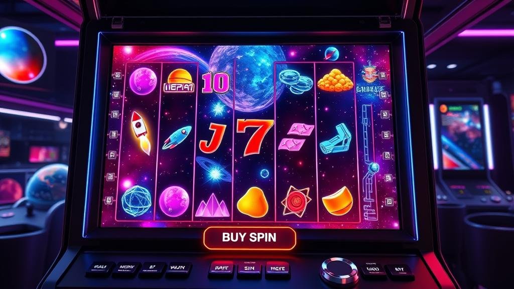 ภาพประกอบฟีเจอร์ซื้อโบนัสในสล็อตอวกาศ