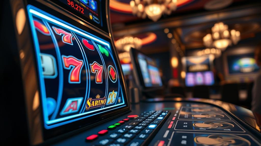 การเล่นสล็อต Cascade ที่มีสัญลักษณ์เรียงกันเป็นกลุ่ม