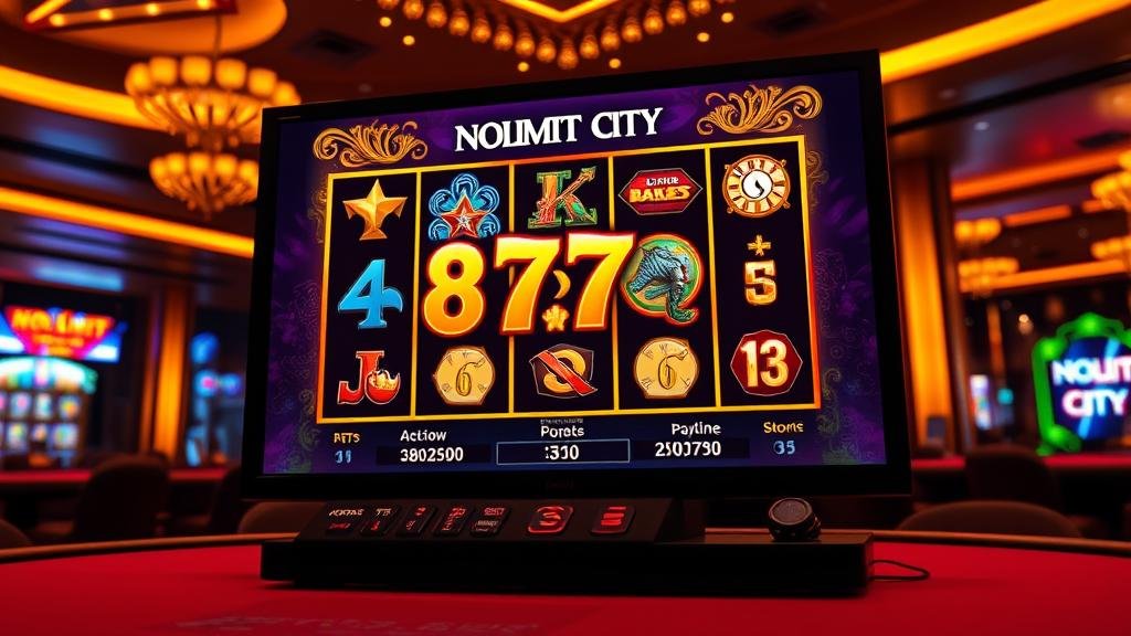 ตัวอย่างเส้นเพย์ไลน์ในเกมสล็อต