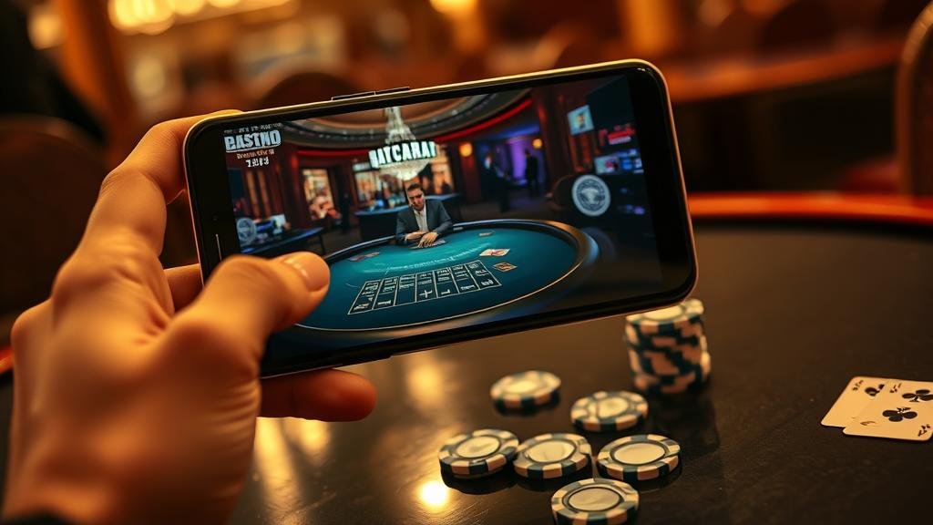 การดูสถิติบาคาร่าบนแท็บเล็ต