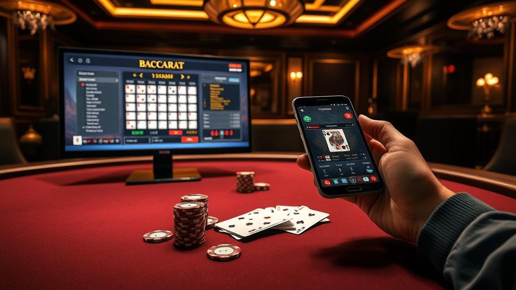 การอ่านเค้าไพ่บาคาร่าบนแท็บเล็ต