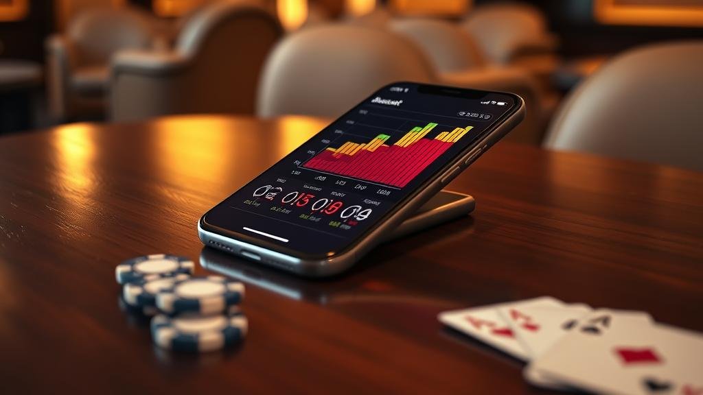 หน้าจอเกมบาคาร่าจากค่ายต่างๆ บนมือถือ