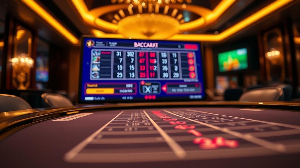 การบันทึกสถิติและวางแผนการเล่นบาคาร่า