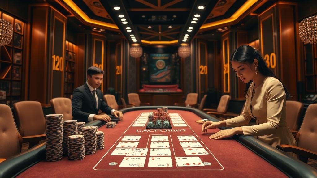 โต๊ะบาคาร่าสด Vivo Gaming พร้อมดีลเลอร์เป็นกันเอง