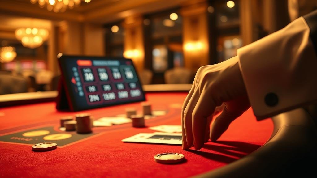 กราฟแสดงความผันผวนของเปอร์เซ็นต์การเดิมพันบาคาร่า