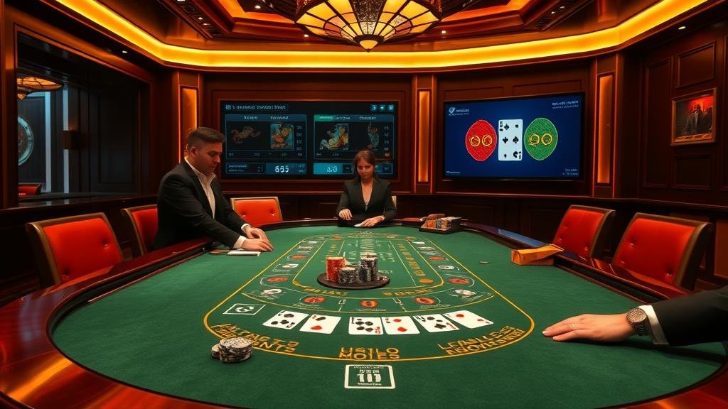 โต๊ะบาคาร่า XPG และ BG