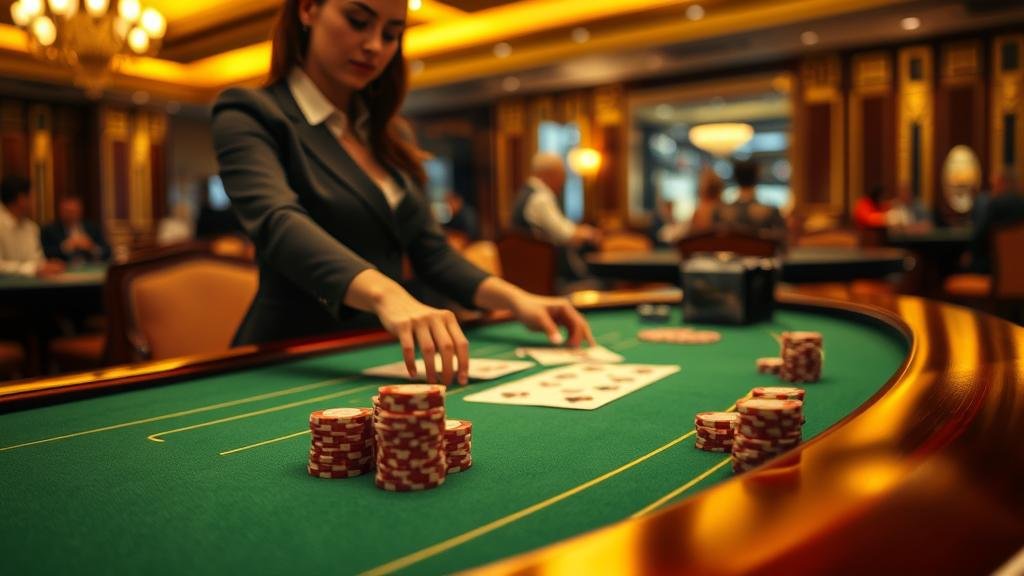 หน้าจออินเทอร์เฟซเกมบาคาร่าออนไลน์