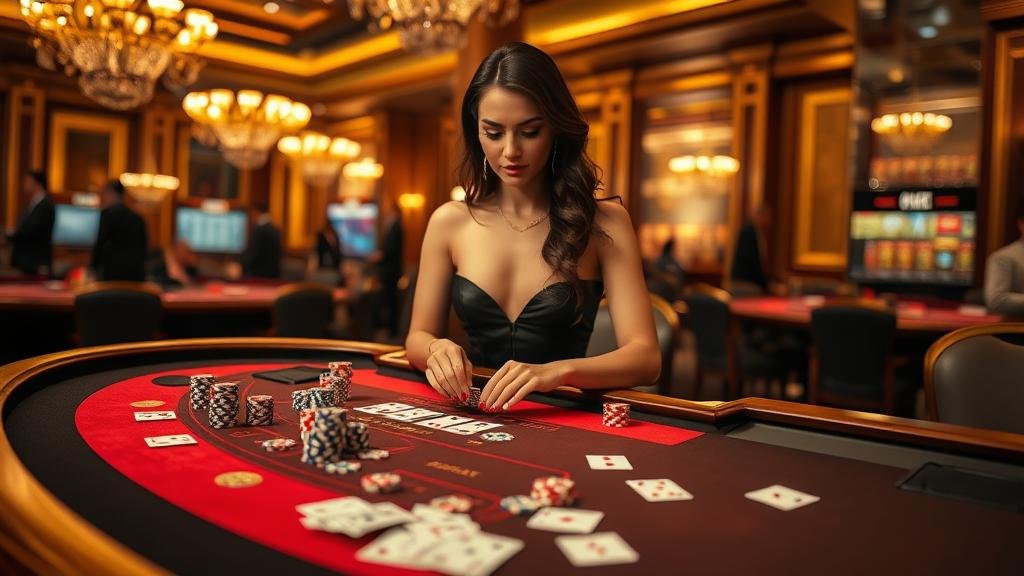 หน้าจอเกมบาคาร่า DG พร้อมสถิติชัดเจน