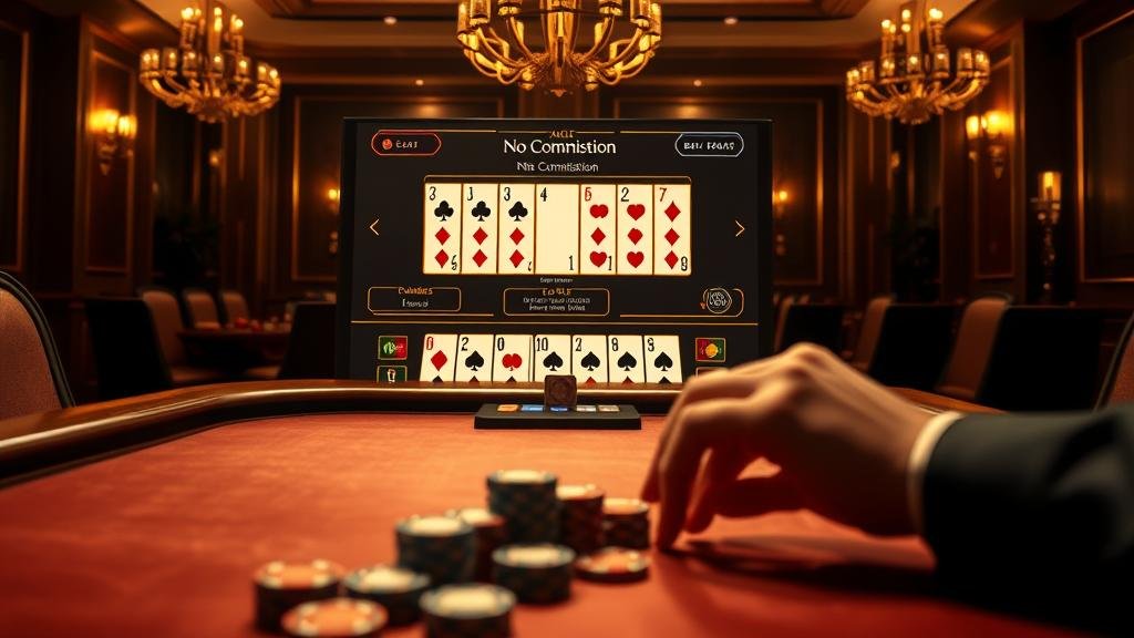 หน้าจอเกมบาคาร่า AG ที่แสดงรูปแบบเค้าไพ่และตัวเลือกการเดิมพัน