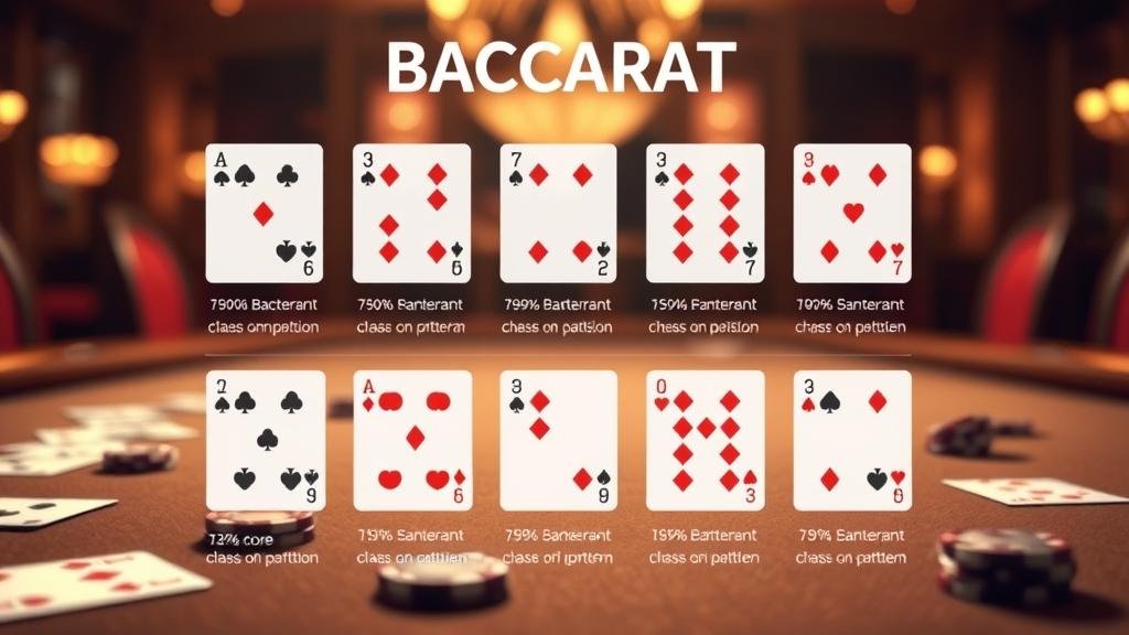 ตารางแสดงเทคนิคการเดินเงินบาคาร่า