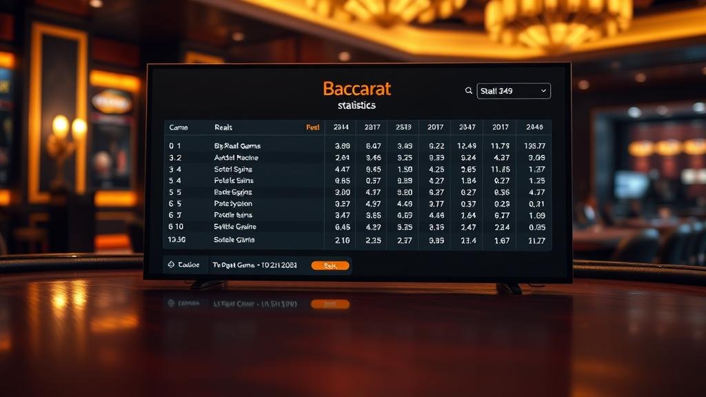 หน้าจอการเล่นบาคาร่าสด Playtech พร้อมฟีเจอร์พิเศษ