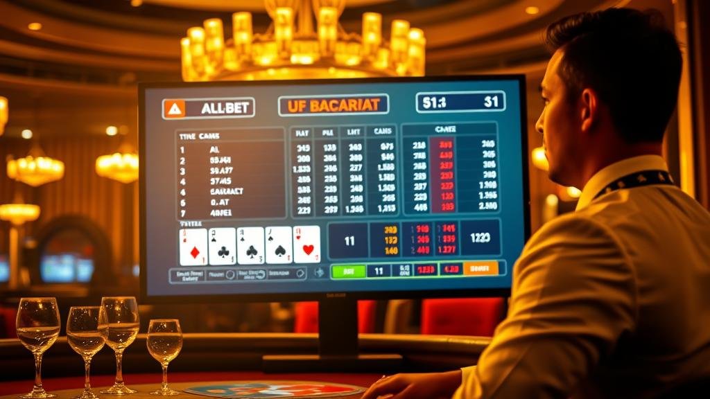 หน้าจอเกมบาคาร่าสดจากค่าย SA Gaming