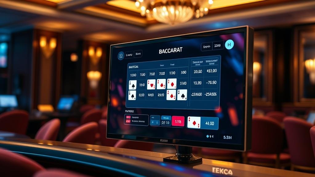 แผนภาพแสดงเค้าไพ่ปิงปองและถนนไม้ขีดในบาคาร่า