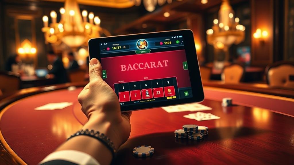 การวิเคราะห์สถิติบาคาร่าด้วย iPad