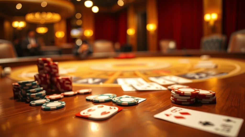 บรรยากาศการเล่นบาคาร่าในคาสิโนหรู