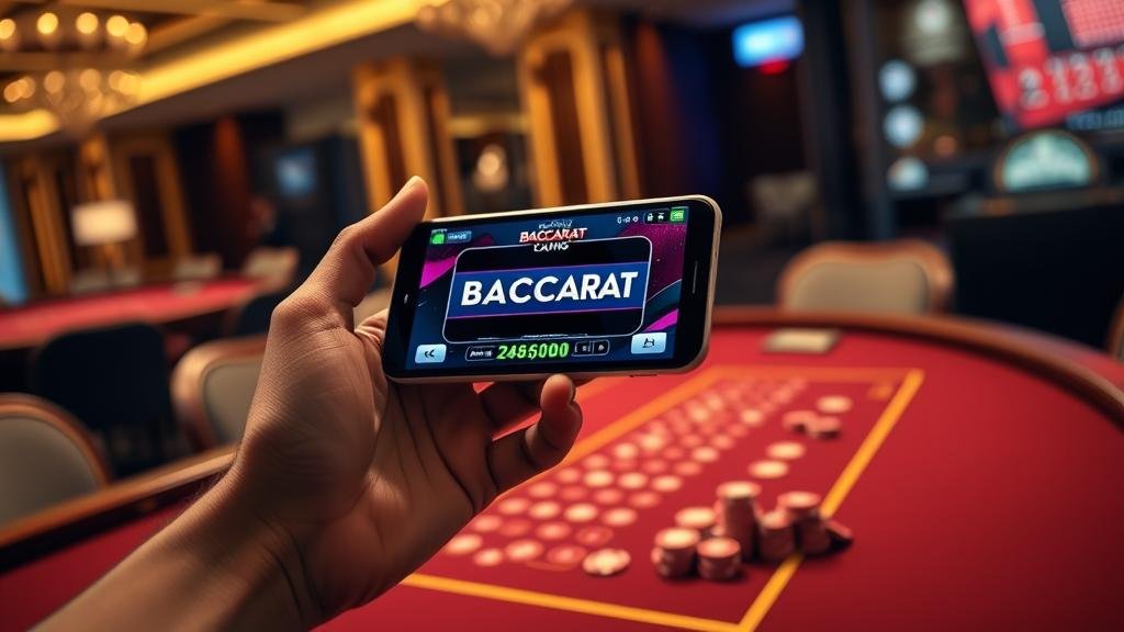 การเล่นบาคาร่าบนแท็บเล็ต