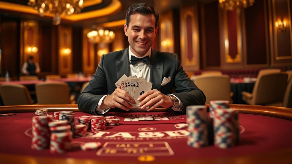 นักพนันกำลังวางแผนการเล่นบาคาร่า