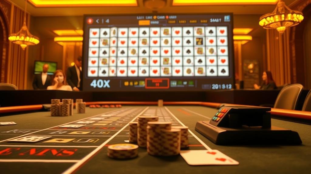 หน้าจอเกมบาคาร่าสดจาก AllBet