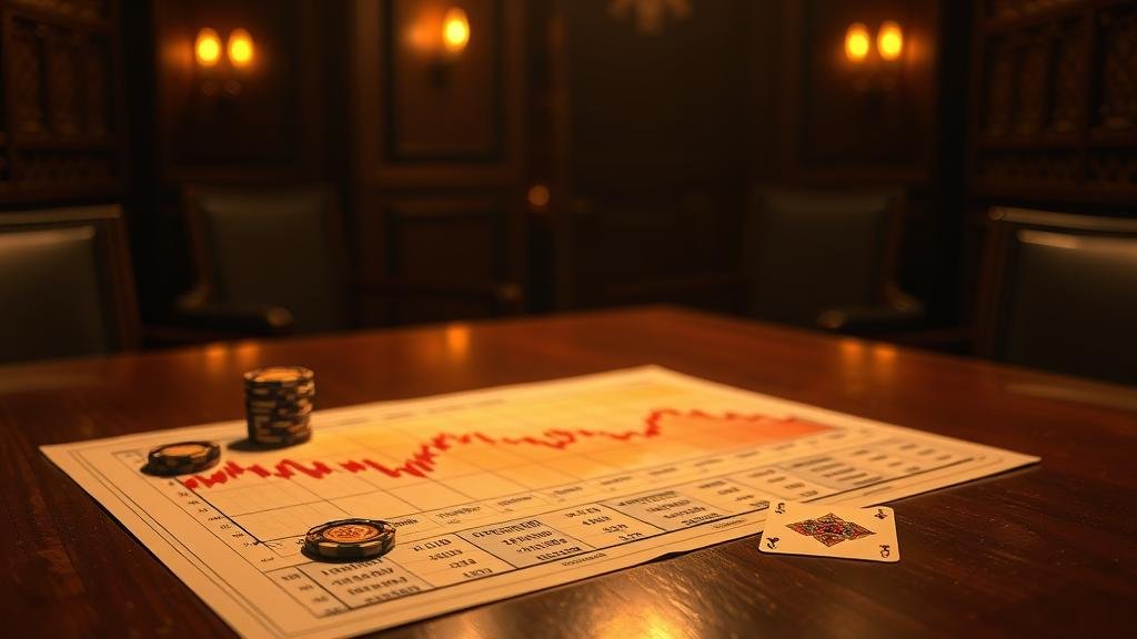 เส้นขอบฟ้าฮ่องกงพร้อมข้อมูลตลาดหุ้น