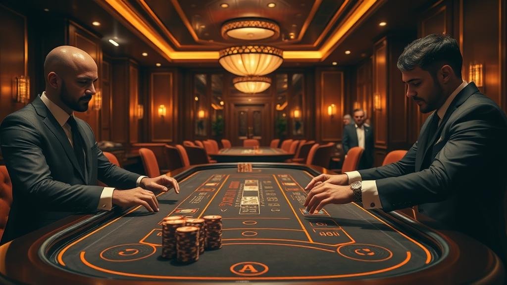 หน้าจอเกมบาคาร่า BBIN ที่มีสีสันสดใส