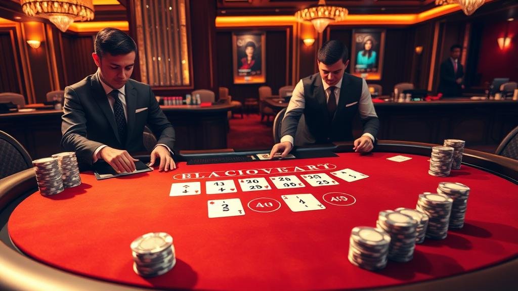 โต๊ะบาคาร่าสดจาก SA Gaming