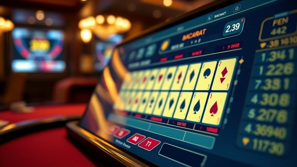 เปรียบเทียบหน้าจอเกมบาคาร่า BBIN และ EBet