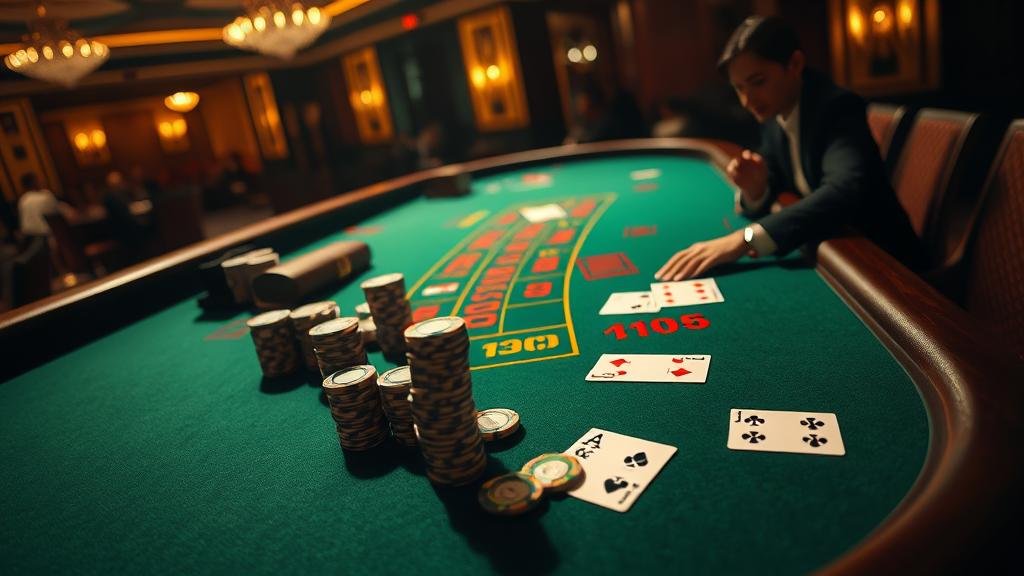 การแจกไพ่บาคาร่าสด