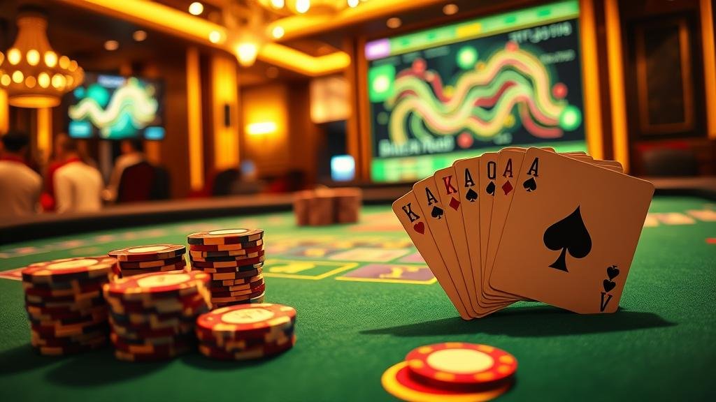 หน้าจอเกมบาคาร่า PragmaticLive พร้อมตารางเค้าไพ่