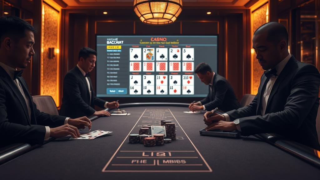 ไพ่บาคาร่าในมือของผู้เล่น แสดงถึงความตื่นเต้น