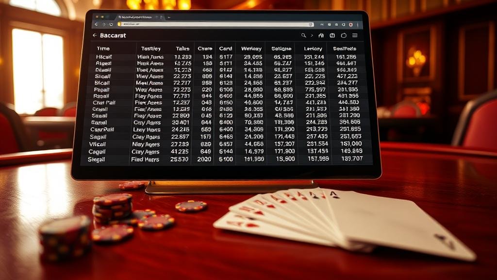 การวิเคราะห์สถิติบาคาร่าควบคู่กับไลฟ์สด
