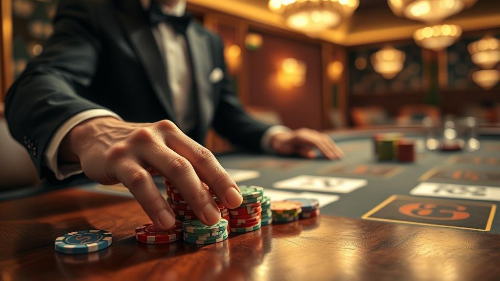 การวิเคราะห์สถิติและเค้าไพ่บาคาร่าบนแท็บเล็ต