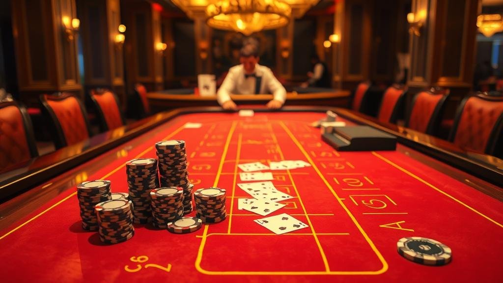 หน้าจอแสดงอัตราจ่ายและรูปแบบการคาดการณ์ไพ่บาคาร่า