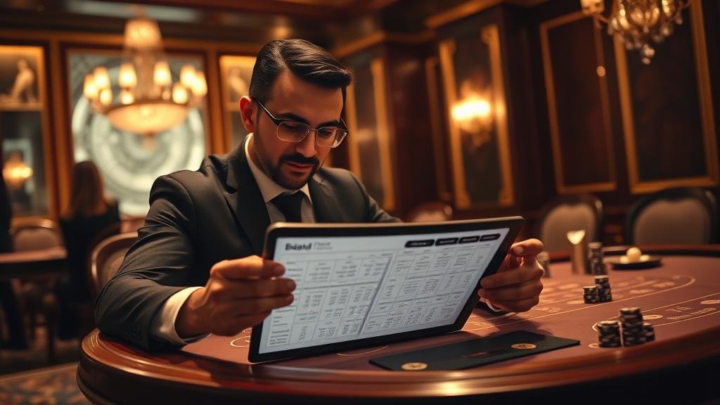 ตารางเค้าไพ่บาคาร่าแสดงรูปแบบมังกรและปิงปอง