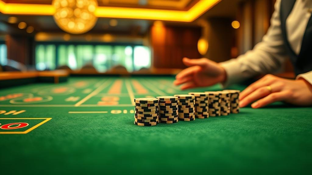 หน้าจอแสดงเค้าไพ่บาคาร่าพร้อมการจดบันทึก