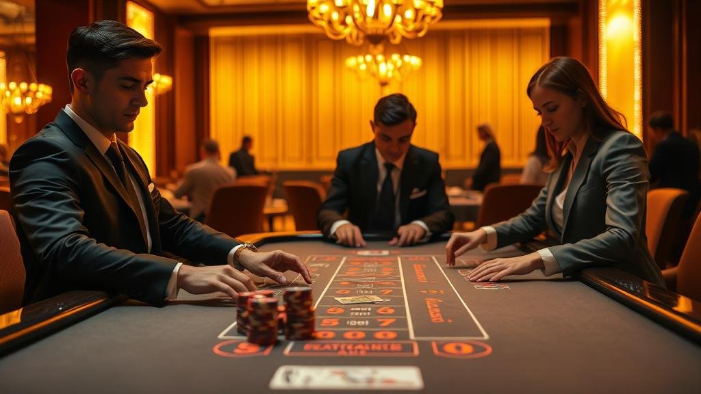 เปรียบเทียบหน้าจอ Baccarat แบบเต็มและแบบ Mini