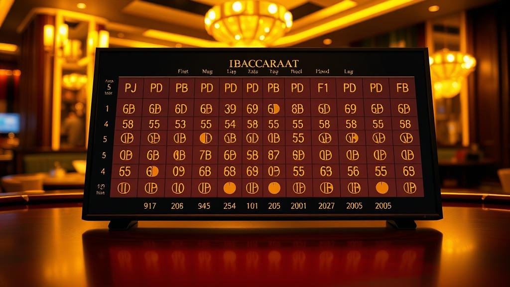 การอ่านเค้าไพ่บาคาร่า ถนนไม้ขีดและถนนเล็ก