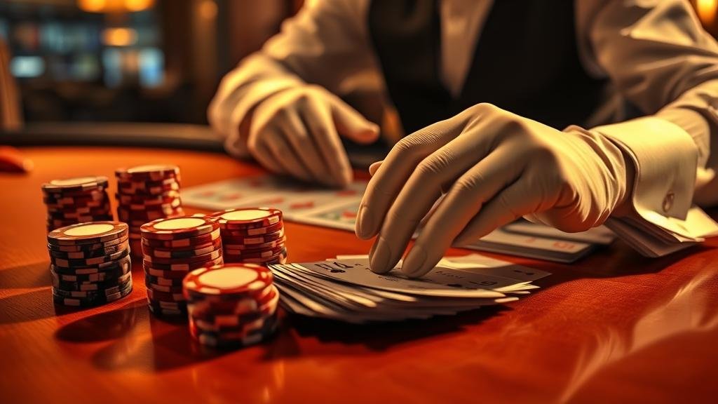 หน้าจอเกมบาคาร่า แสดงผลการออกไพ่