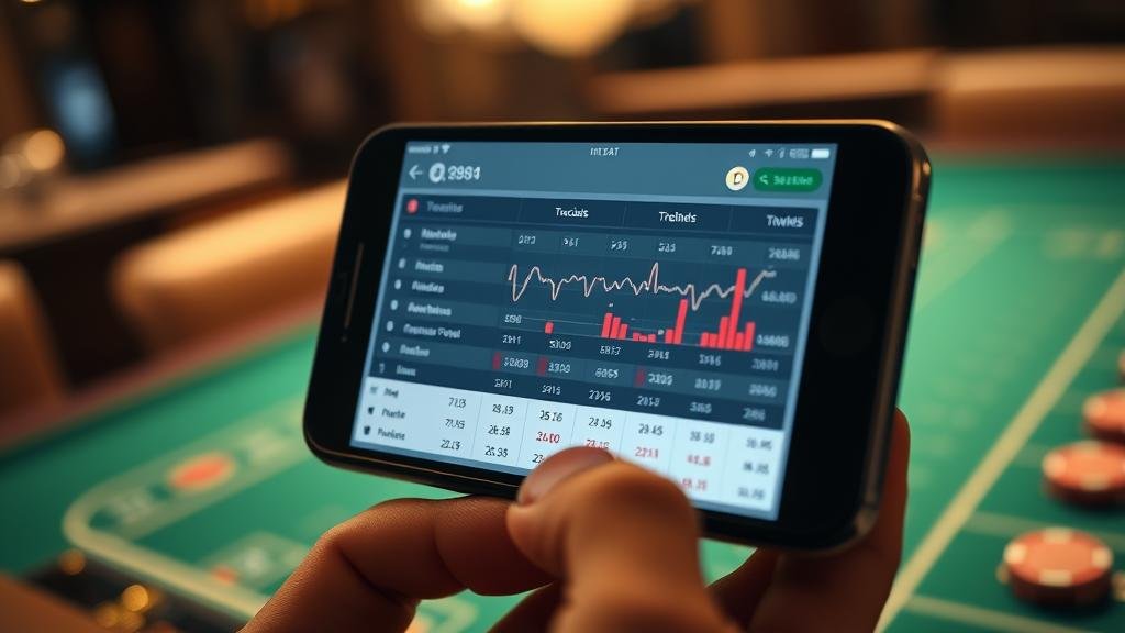 การวิเคราะห์บาคาร่าและจัดการงบประมาณบนมือถือ