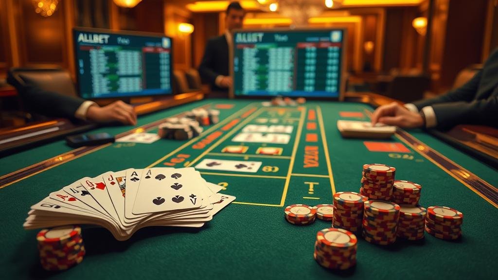 การแสดงผลสถิติและเค้าไพ่บาคาร่า