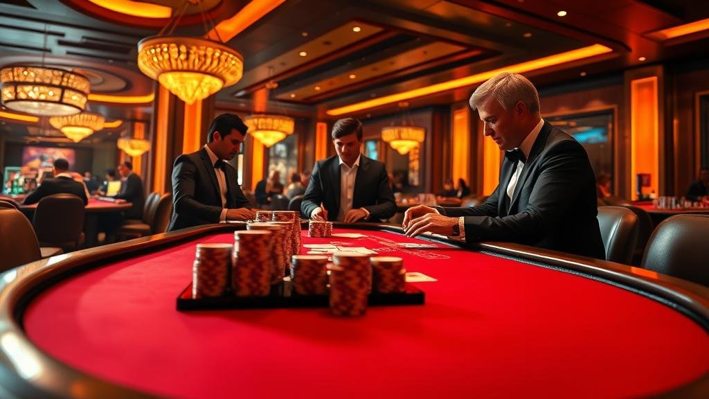 หน้าจอแสดงสถิติและกราฟบาคาร่า