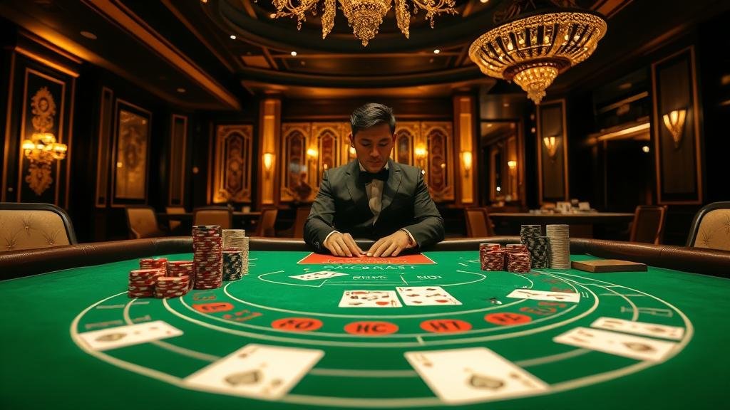 โต๊ะบาคาร่าสดพร้อมดีลเลอร์