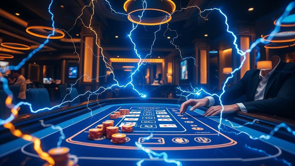 เปรียบเทียบบาคาร่า AE สายฟ้า กับค่าย SA, BBIN, DG, XPG